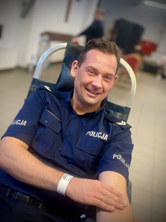 Policjanci z Ostródy oddali krew dla potrzebujących