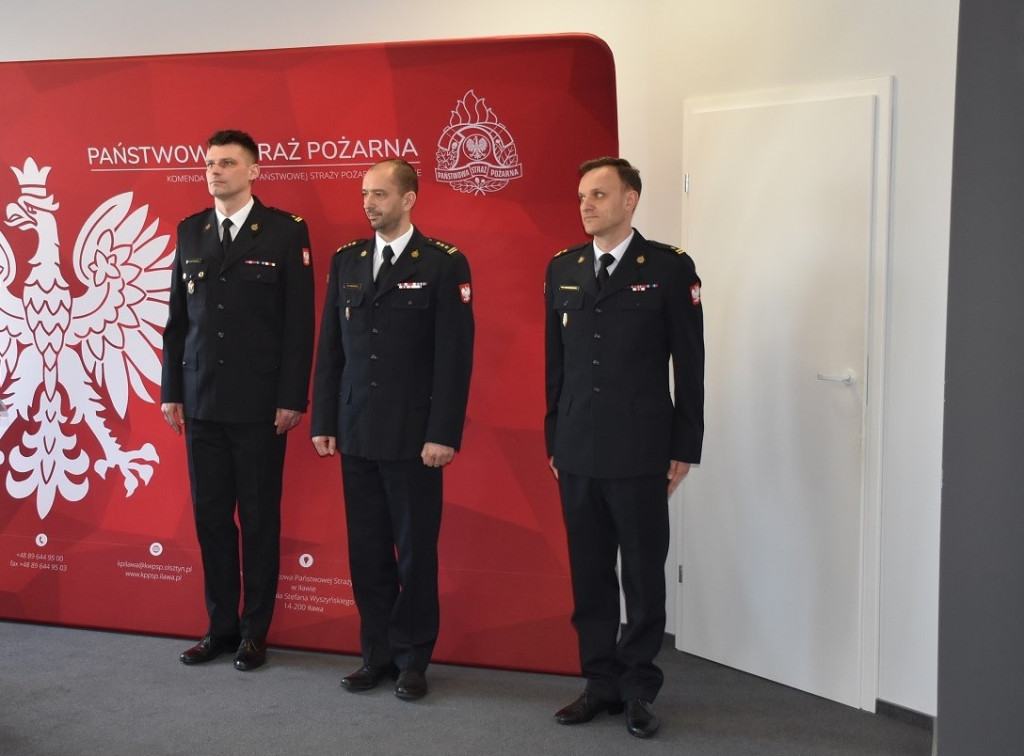 Marcin Wiśniewski p. o. Komendanta PSP w Iławie