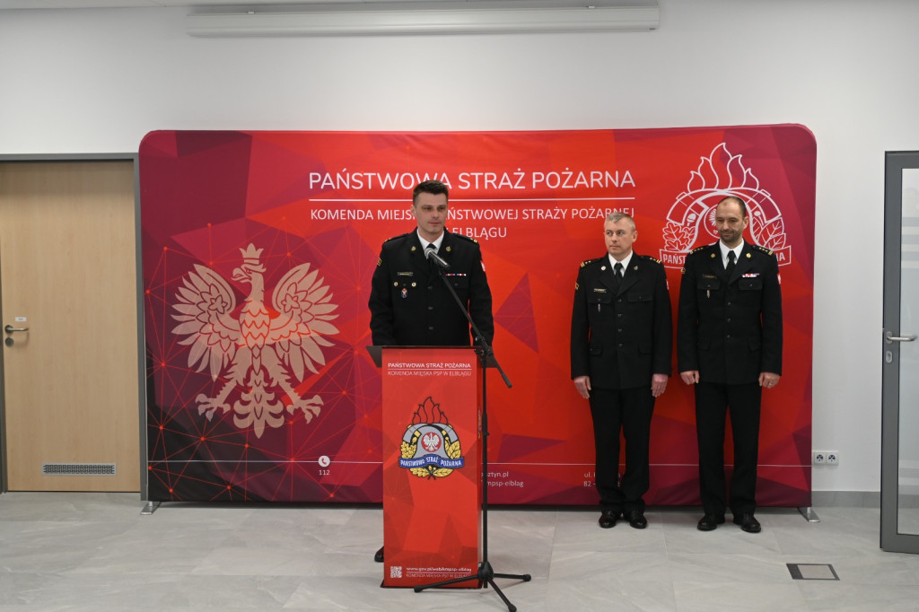 Marcin Wiśniewski p. o. Komendanta PSP w Iławie