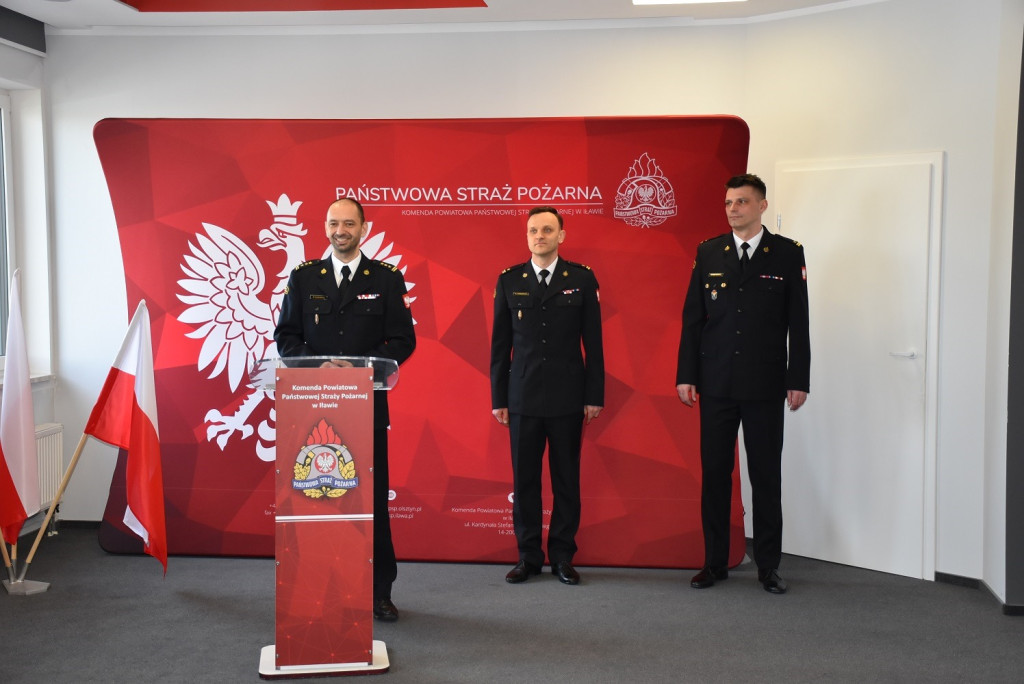 Marcin Wiśniewski p. o. Komendanta PSP w Iławie