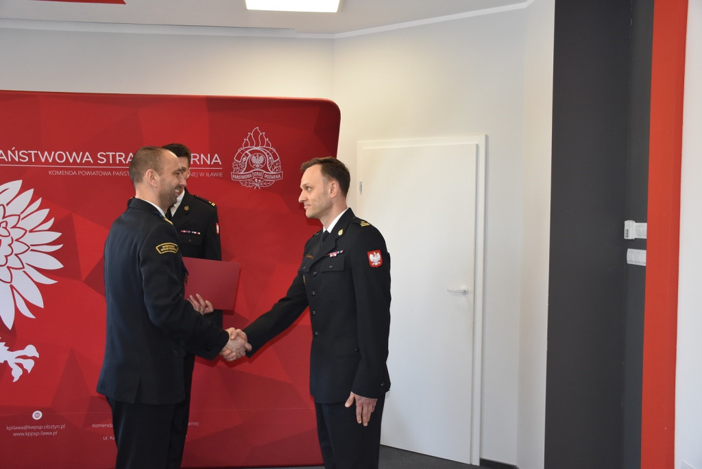 Marcin Wiśniewski p. o. Komendanta PSP w Iławie