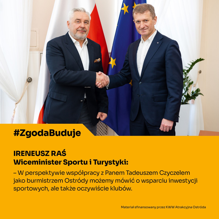Tadeusz Czyczel:Mam wizję Ostródy i wsparcie rządu