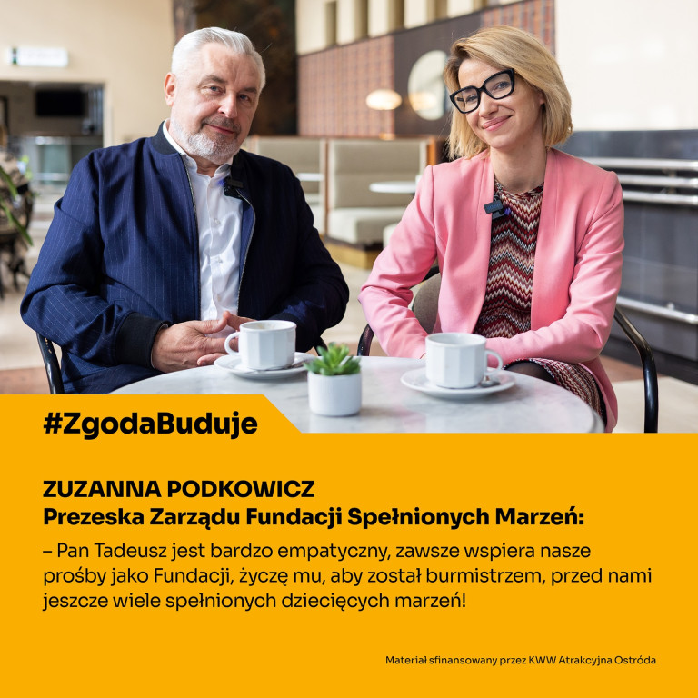 Tadeusz Czyczel:Mam wizję Ostródy i wsparcie rządu