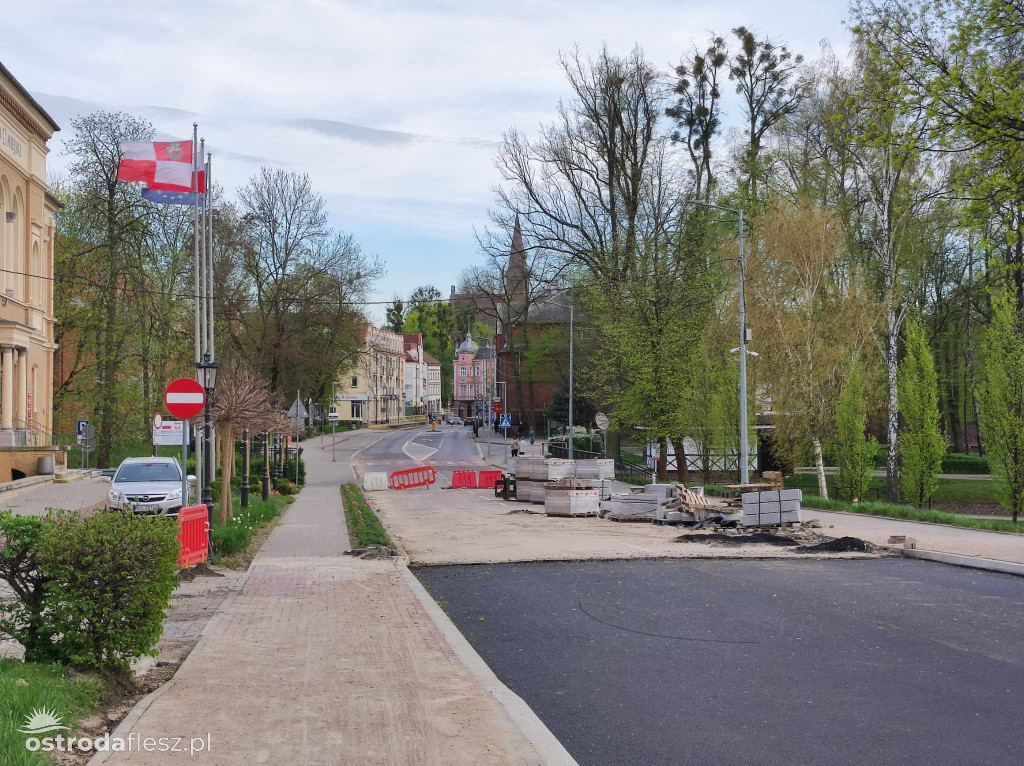 Trwają prace przy rondzie Olsztyńska/Mickiewicza