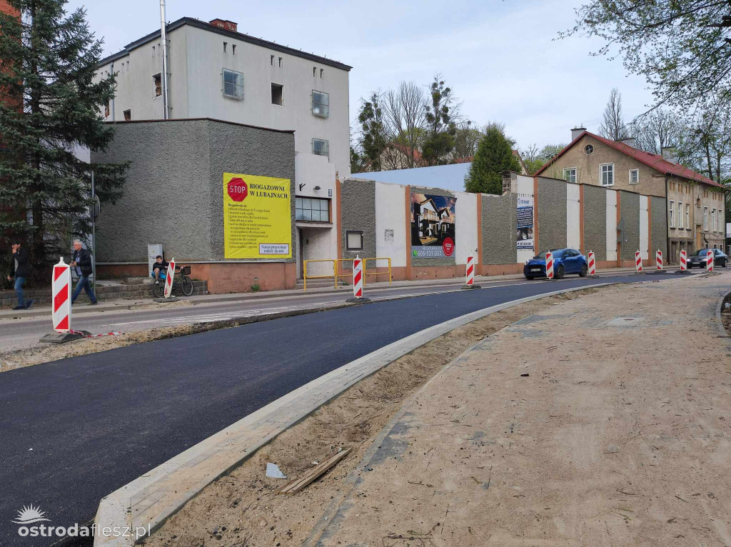 Trwają prace przy rondzie Olsztyńska/Mickiewicza