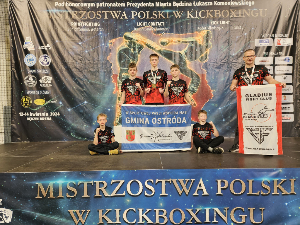 Gladius Ostróda z medalami w Mistrzostwach Polski