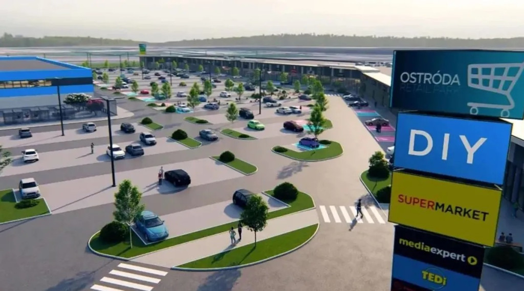 Wizualizacje Centrum Handlowego Big Ostróda