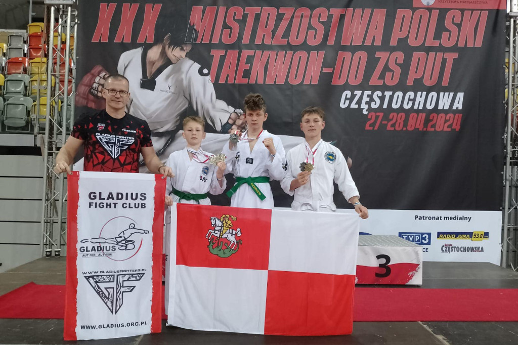 5 medali Gladiusa Ostróda w Mistrzostwach Polski