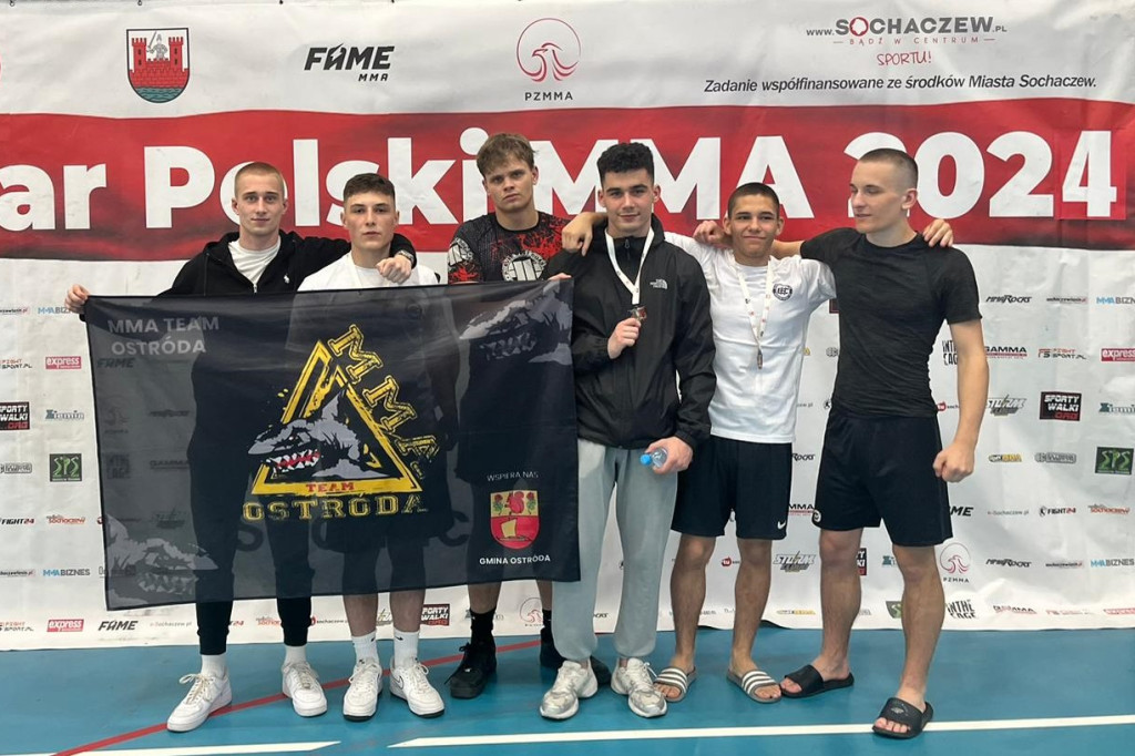 5 medali MMA Team Ostróda na Pucharze Polski ALMMA