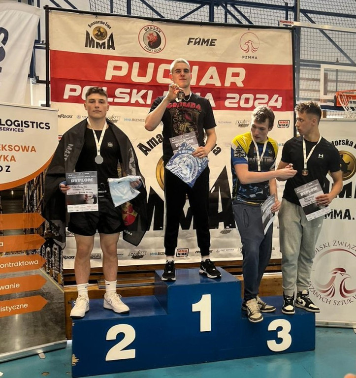 5 medali MMA Team Ostróda na Pucharze Polski ALMMA