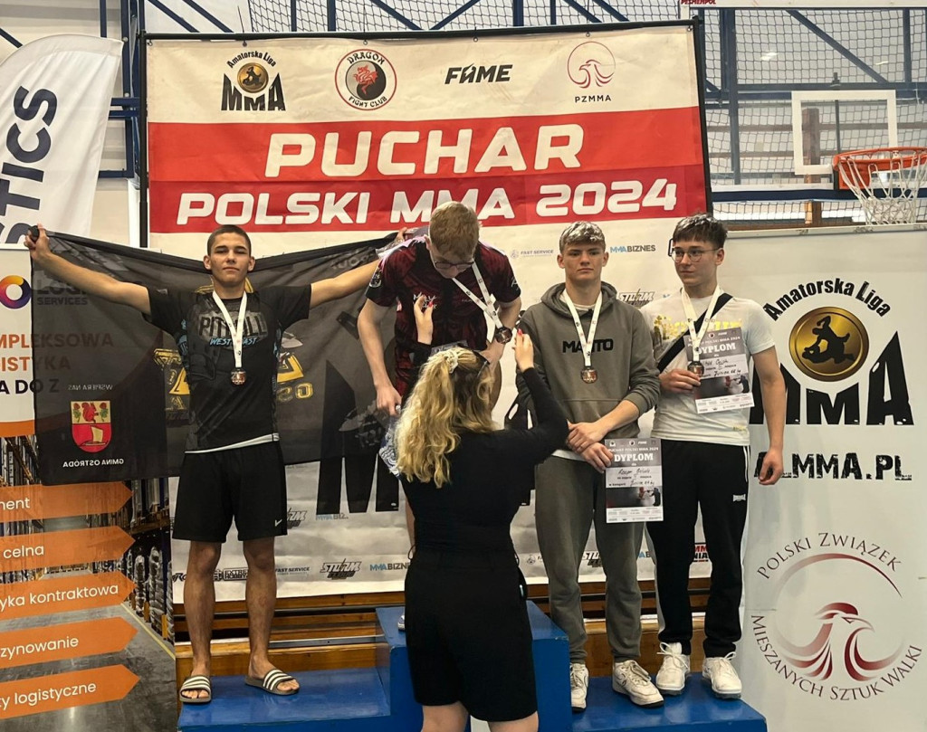 5 medali MMA Team Ostróda na Pucharze Polski ALMMA