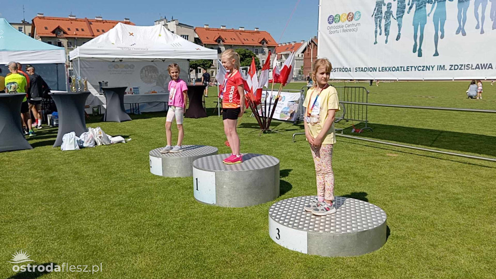 Wielkie emocje w biegach przedszkolaków