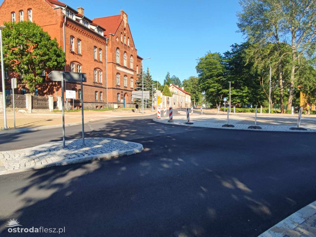 Otwarto ostatni zjazd z ronda Mickiewcza/Olsztyńska