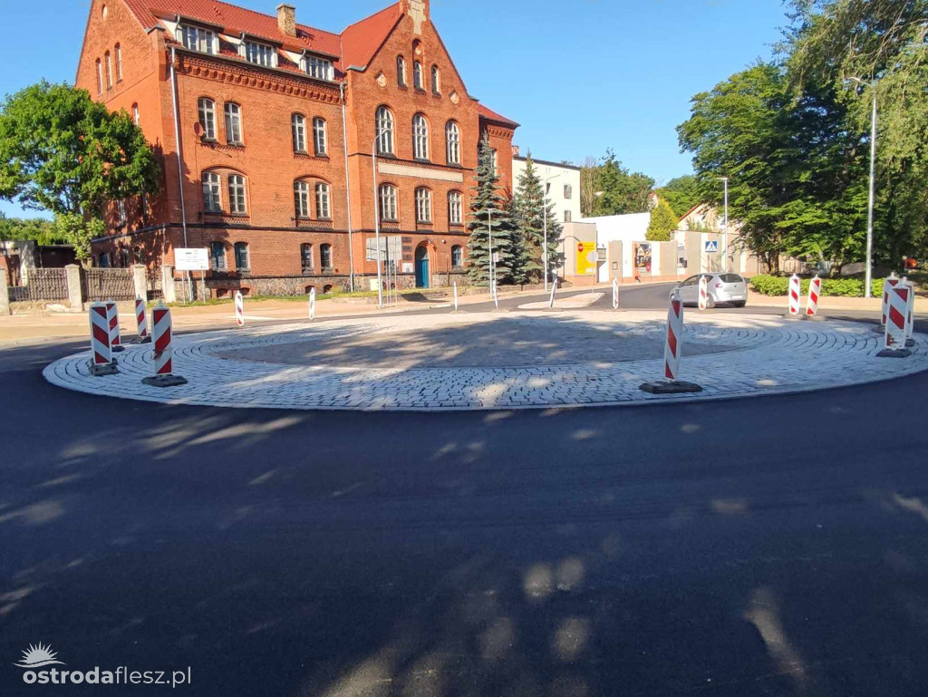 Otwarto ostatni zjazd z ronda Mickiewcza/Olsztyńska