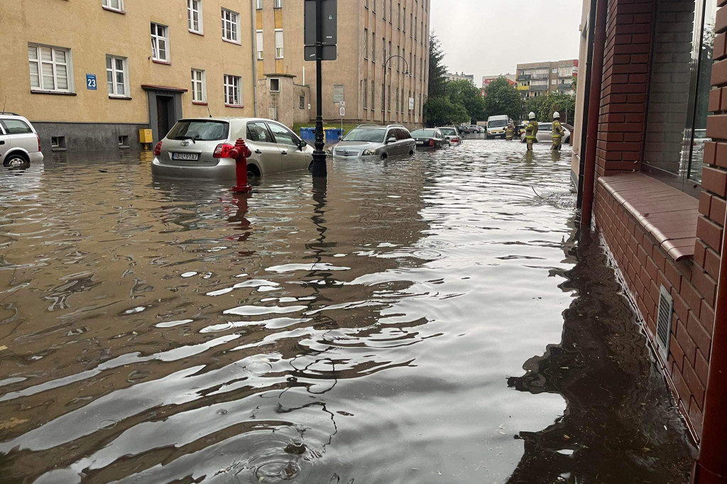 Olbrzymie straty w Ełku po przejściu nawałnicy