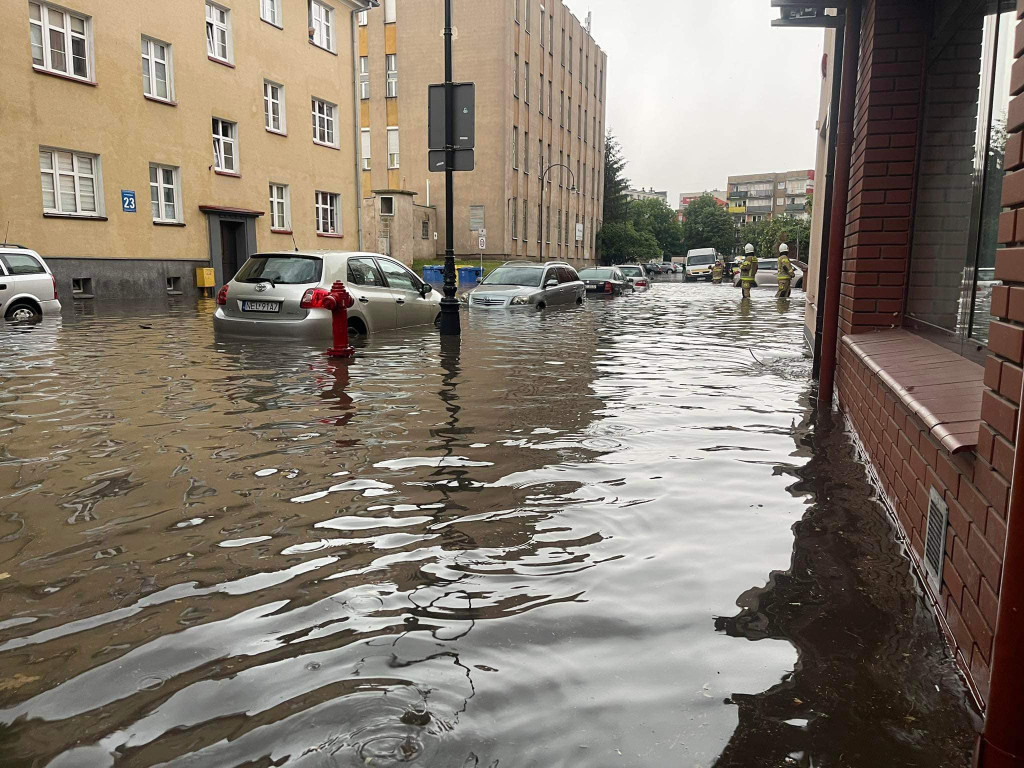 Olbrzymie straty w Ełku po przejściu nawałnicy