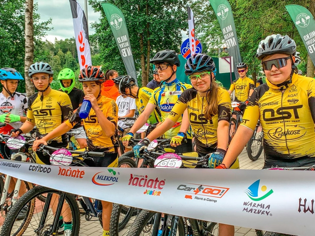 14 medali kolarzy Ostróda Sport Team w Mikołajkach
