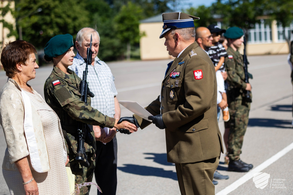 Przysięga żołnierzy w Morągu