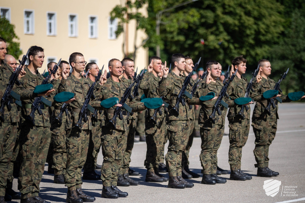 Przysięga żołnierzy w Morągu
