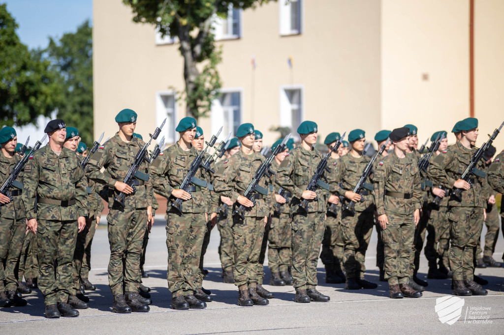 Przysięga żołnierzy w Morągu