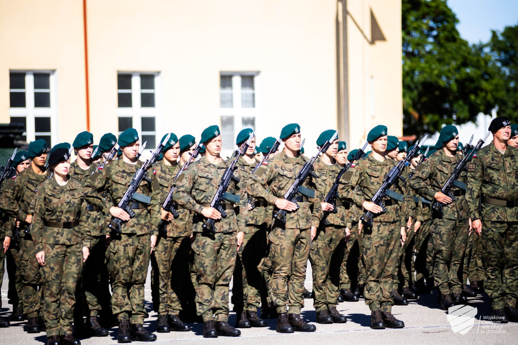 Przysięga żołnierzy w Morągu