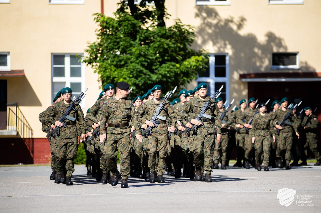 Przysięga żołnierzy w Morągu