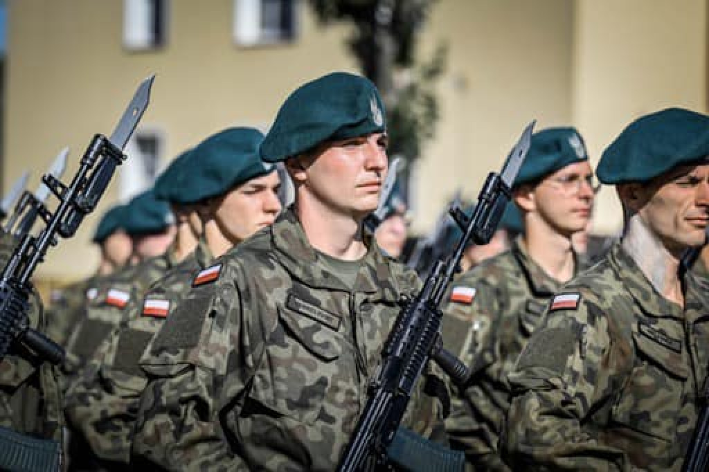 Przysięga żołnierzy w Morągu