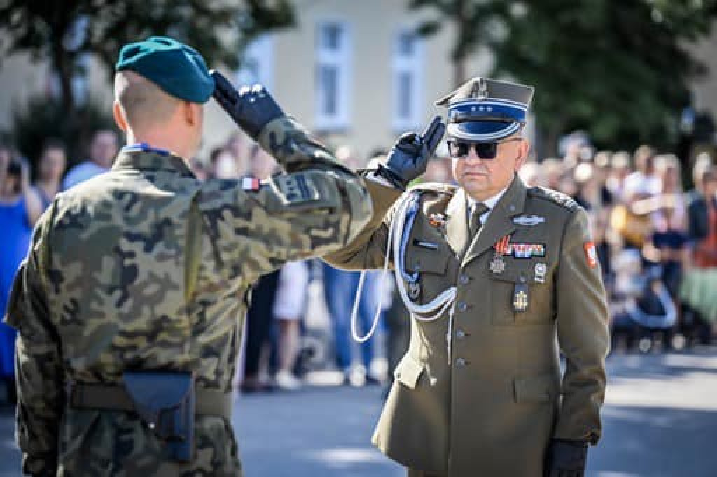 Przysięga żołnierzy w Morągu