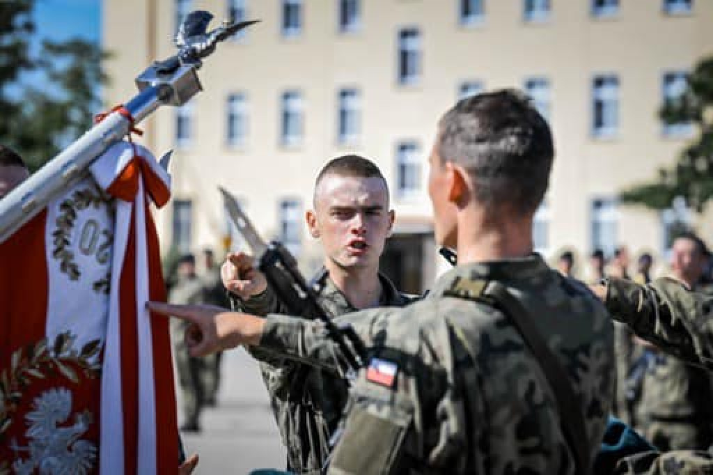 Przysięga żołnierzy w Morągu