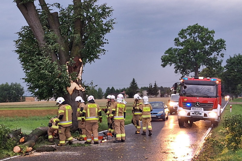 Blisko 250 interwencji strażaków na Warmii i Mazurach