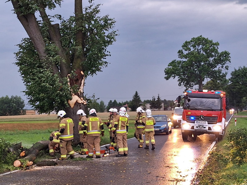 Blisko 250 interwencji strażaków na Warmii i Mazurach