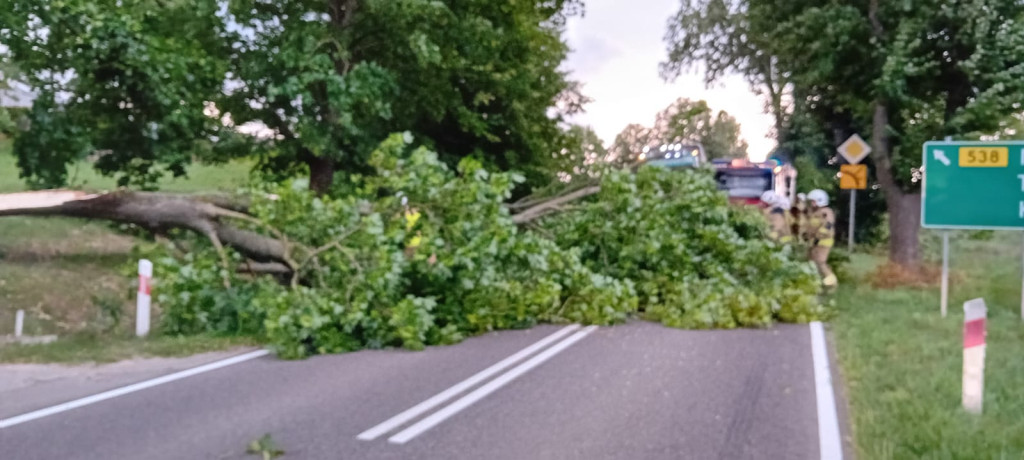 Blisko 250 interwencji strażaków na Warmii i Mazurach