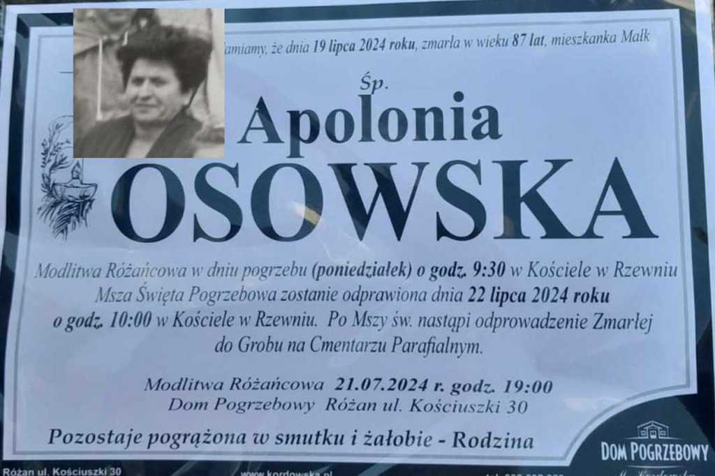 Odeszła Apolonia Osowska - dyrektorka SP w Durągu