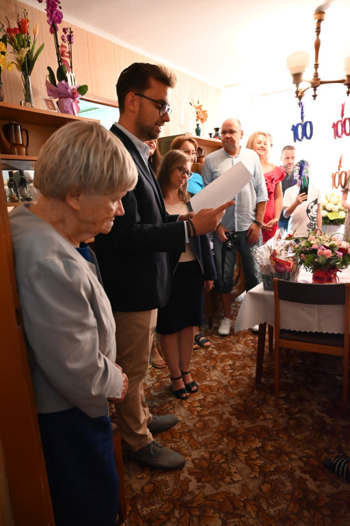 Jubileusz 100. urodzin Pani Anny Krawiec z Ostródy