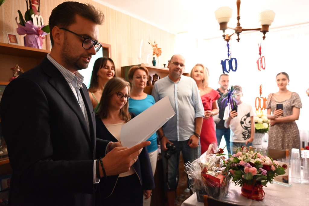 Jubileusz 100. urodzin Pani Anny Krawiec z Ostródy