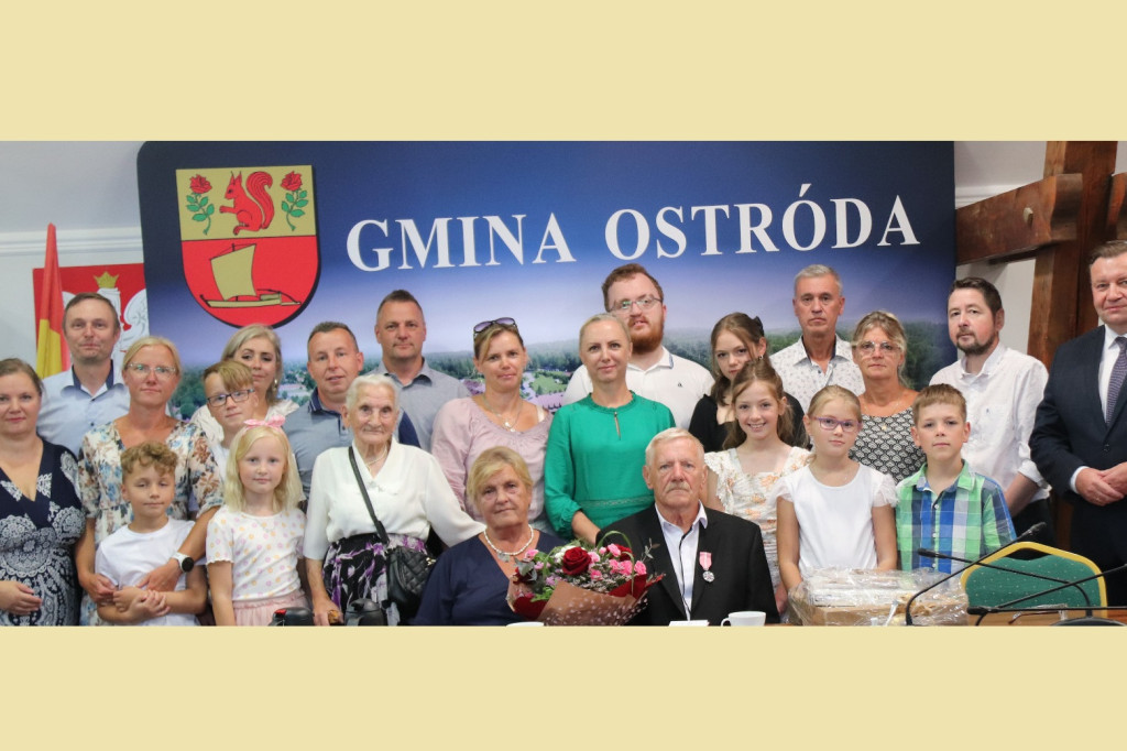 Złote Gody Państwa Ronowicz z Górki w Gm. Ostróda