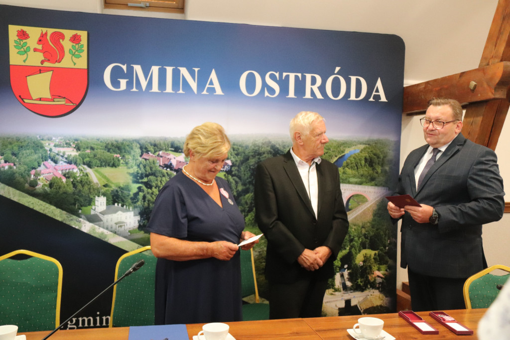 Złote Gody Państwa Ronowicz z Górki w Gm. Ostróda