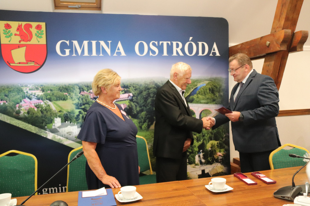 Złote Gody Państwa Ronowicz z Górki w Gm. Ostróda