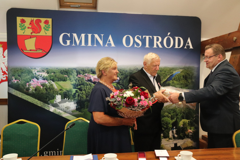 Złote Gody Państwa Ronowicz z Górki w Gm. Ostróda