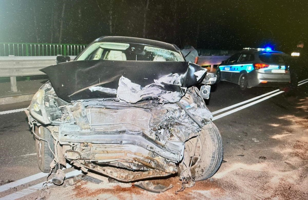 2 osoby w szpitalu po czołówce na DK16
