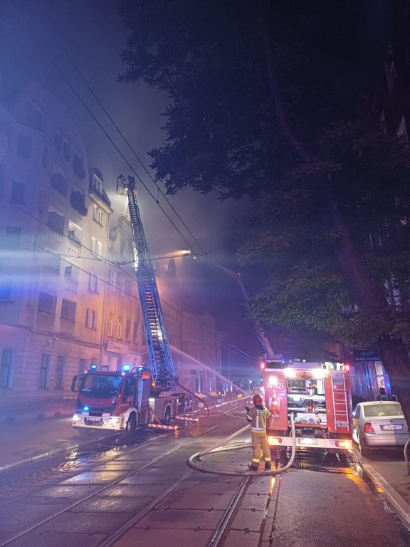 Pożar kamienicy. Nie żyje dwóch strażaków