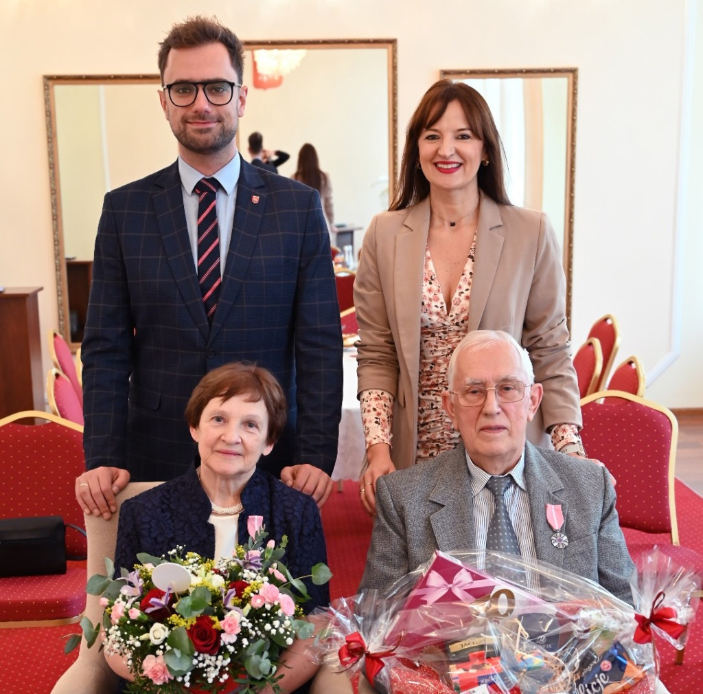 50 lat razem Państwa Klikowicz oraz Ptaszyńskich z Ostródy