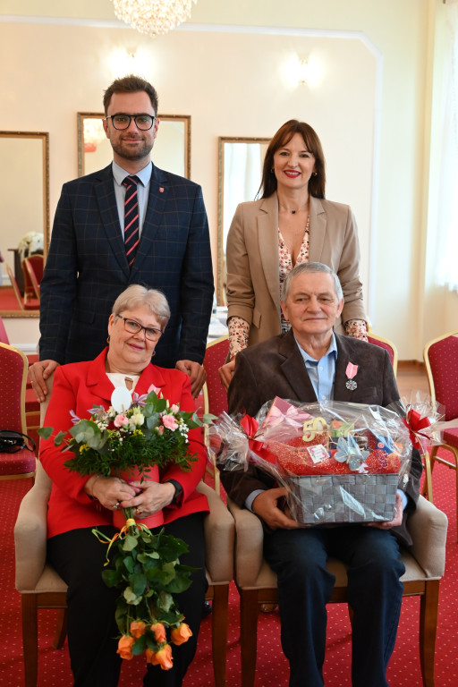 50 lat razem Państwa Klikowicz oraz Ptaszyńskich z Ostródy