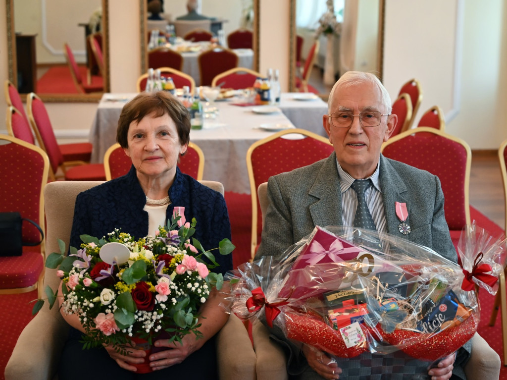 50 lat razem Państwa Klikowicz oraz Ptaszyńskich z Ostródy