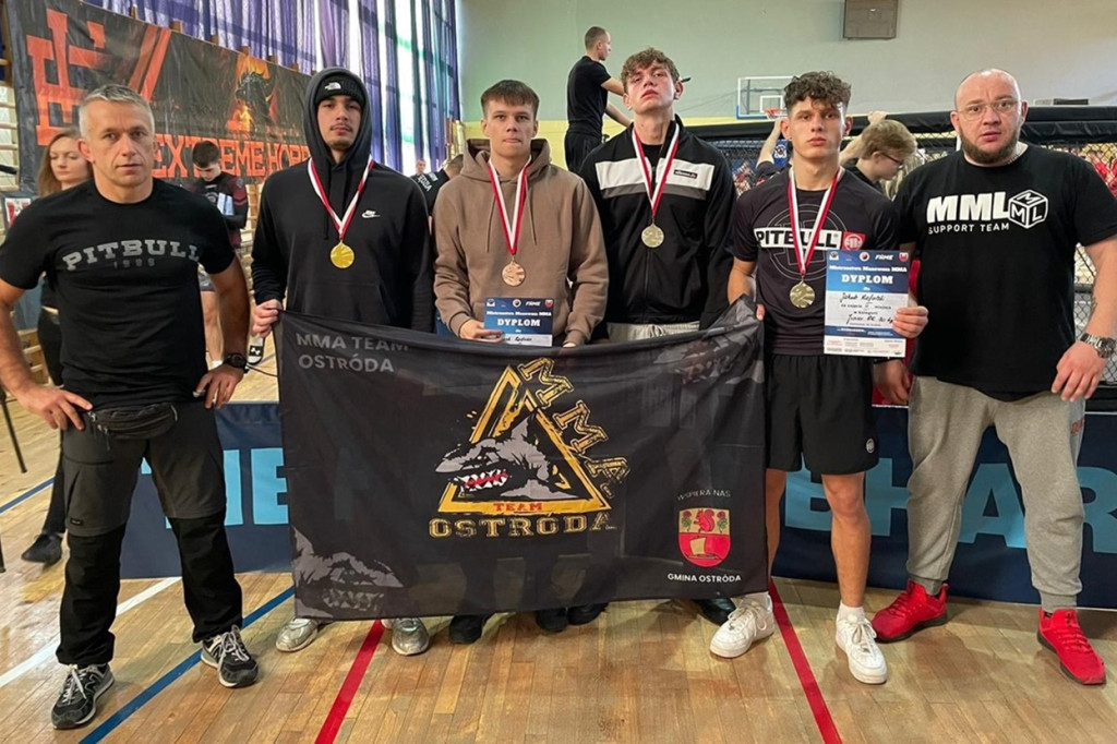 Medale zawodników MMA Team Ostróda na Mistrzostwach