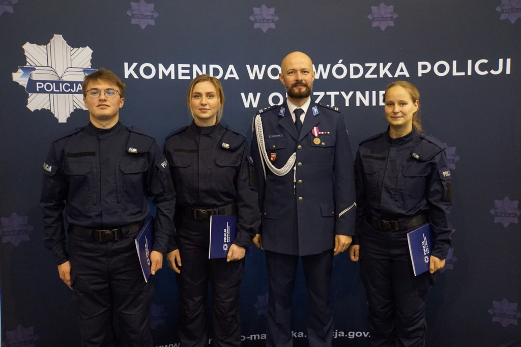 Nowi policjanci w szeregach ostródzkiej policji