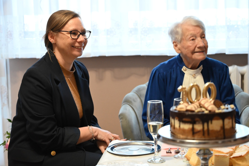 100. urodziny pani Marii Kasprzysiak z Ostródy