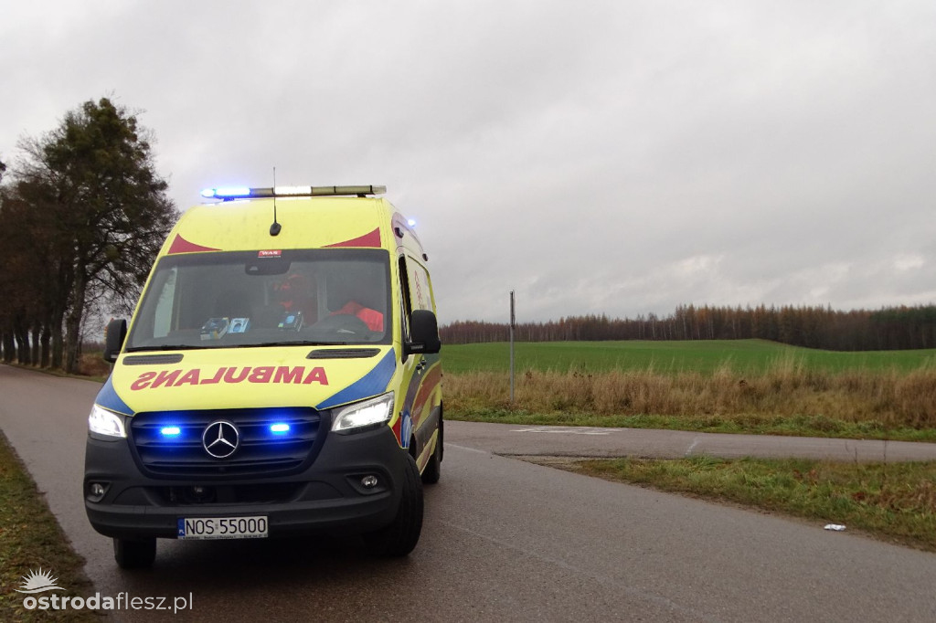 Zderzenie opla z Peugeotem na skrzyż. w Durągu
