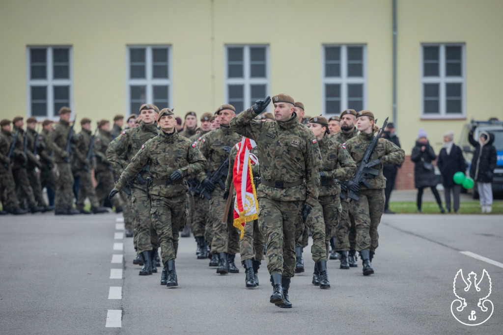 Żołnierze Wojsk Obrony Terytorialnej złożyli przysięgę w Braniewie