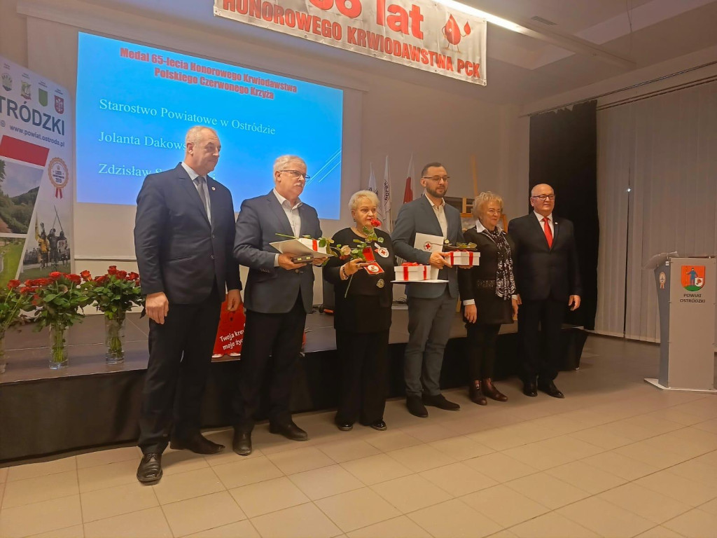 Obchody Dni Honorowego Krwiodawstwa i 105-lecie PCK w Ostródzie
